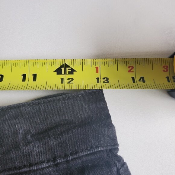 Kancan Signature Distressed High-Rise Cutoff Denim Short Shorts - Picture 12 of 14